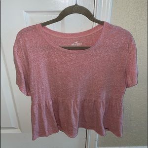 Medium Pink Hollister Top